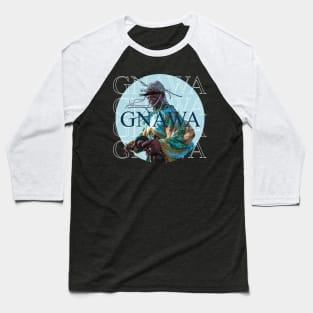 gnawa music of morocco and spirit LIGHT BLUE DESGIN T-shirt Baseball T-Shirt